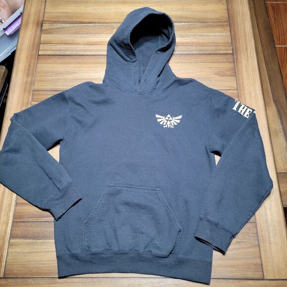 Legend Of Zelda LS Pullover Black Hoodie - Size Small - Picture 4 of 6